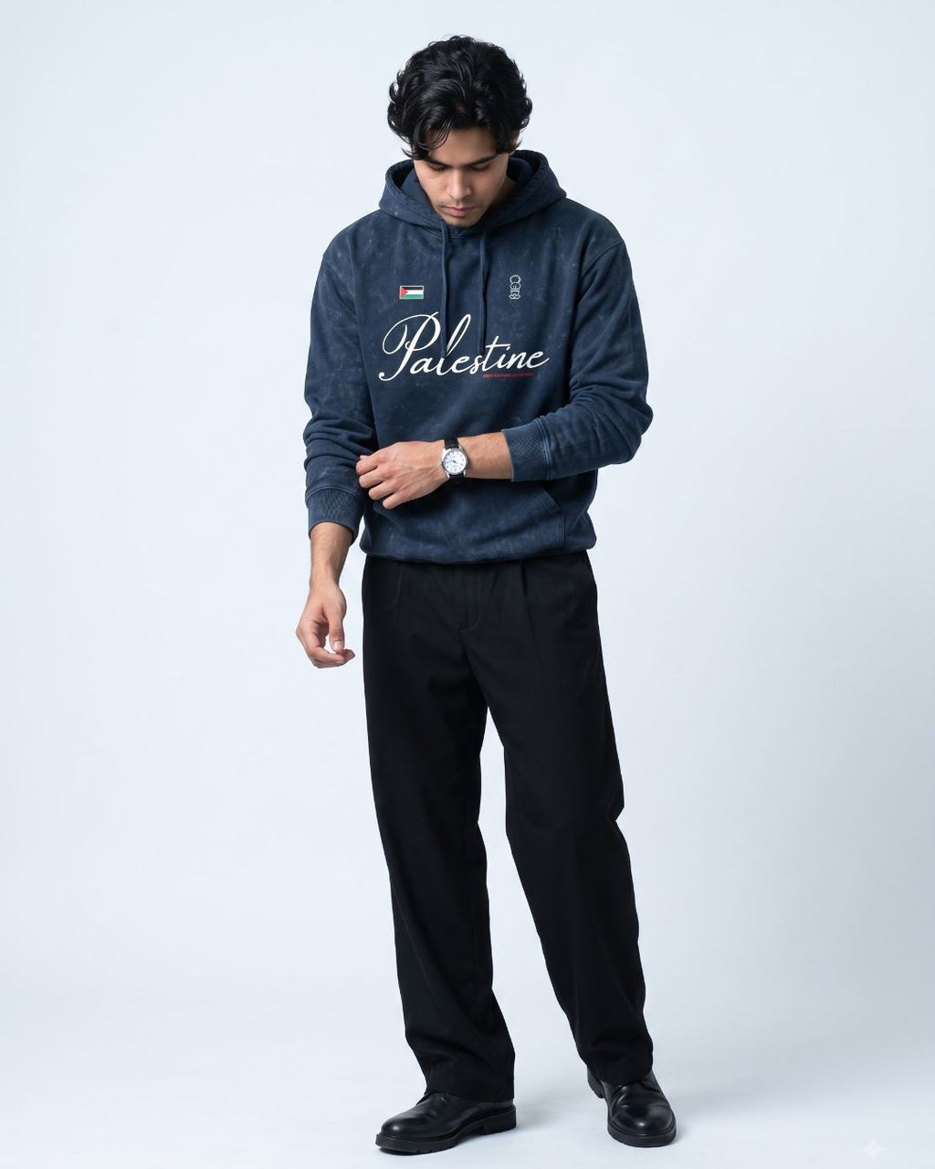 Lasting Roots Acid Wash Hoodie