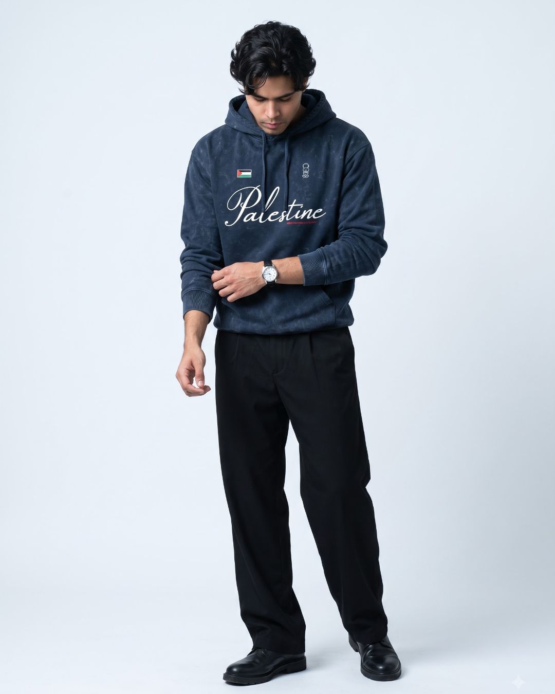 Lasting Roots Acid Wash Hoodie
