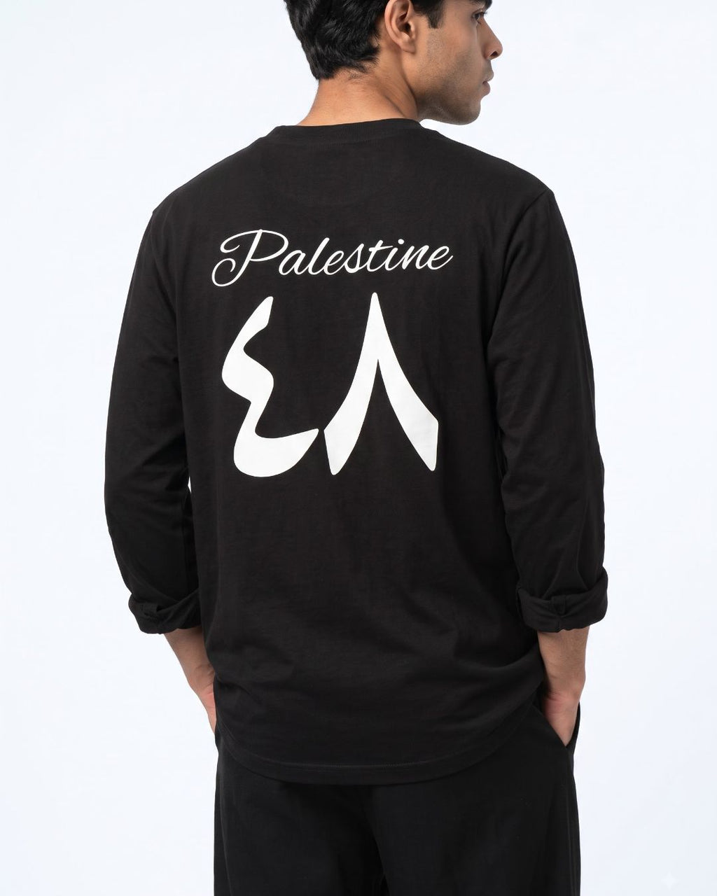 Lasting Roots Long Sleeves black back design detail